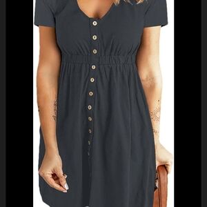 Button down front dress sz XL